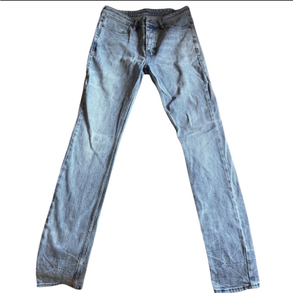 Ksubi Blue Skinny Jeans with Classic Light Wash
